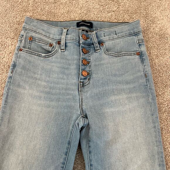 J Crew Jeans Women's Light Wash Skinny Jean Size 26 - Picture 4 of 10